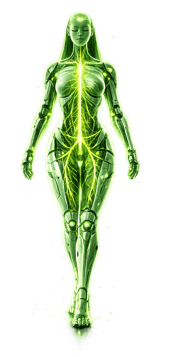 Futuristische medizinische Visualisierung - Biomedizinische Technologie